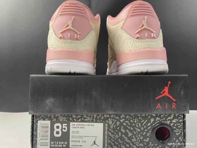 Cheap Pink Air 3 CK9246-116 (W) Jordan Retro Rust Sail 0720